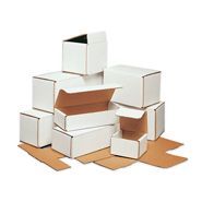 White Die Cut Mailing Boxes